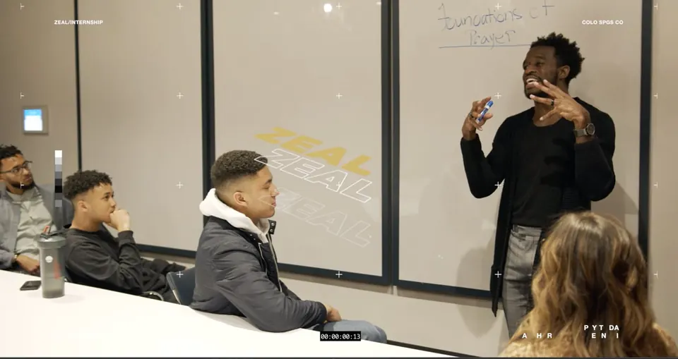 Still from "Zeal Internship Launch"