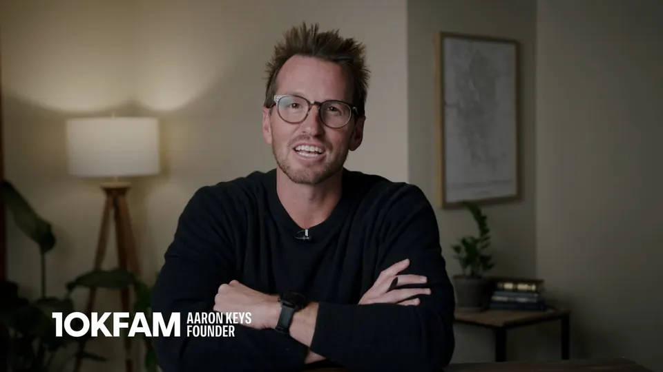 Still from "Aaron Keyes Testimonial"