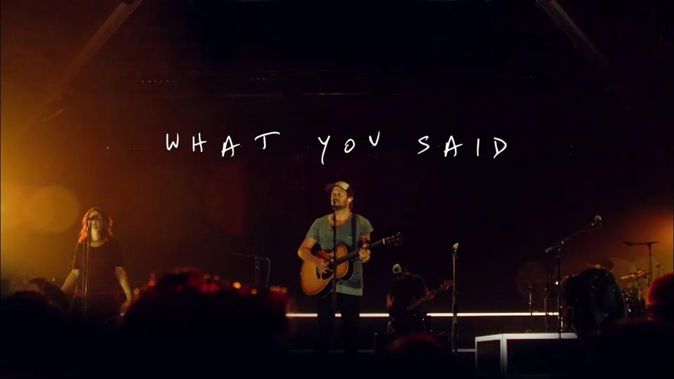 Still from "Jon Egan: What You Said (Official Live Video)"